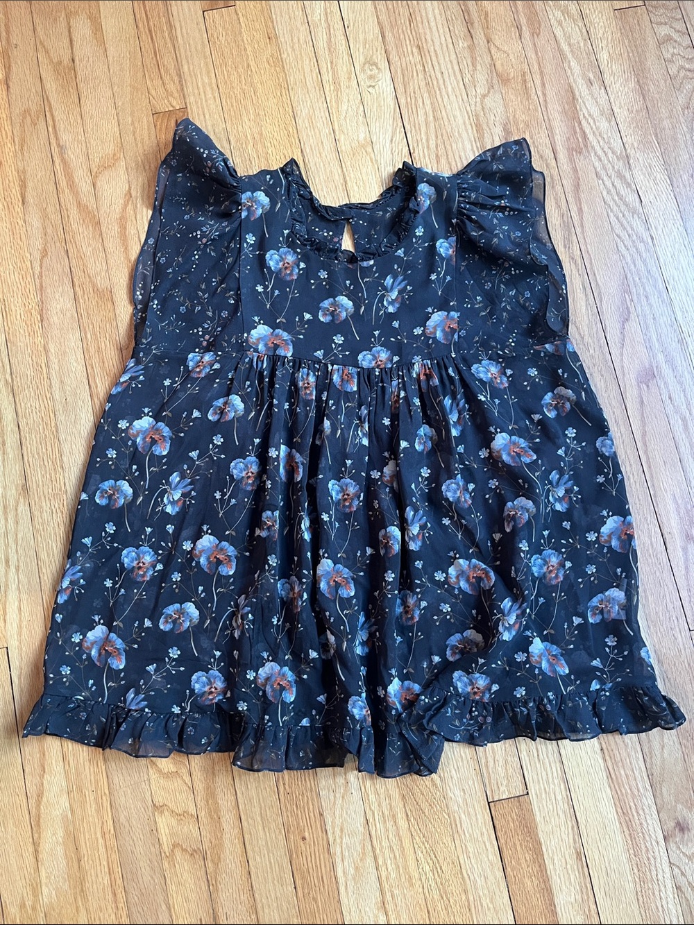 Ulla Johnson 100% silk floral top size 4